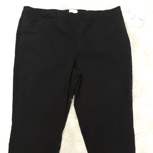 NWT prophecy black capris size 24 W